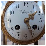 Vintage Tiffany (Made in France) Shelf Clock with Key - Very Collectible!