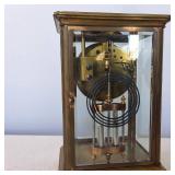 Vintage Tiffany (Made in France) Shelf Clock with Key - Very Collectible!
