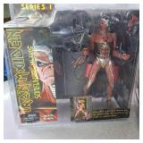 Lot of (2) Series I Iron Maiden Figurines NIB, Piece of Mind and Somewhere in Time