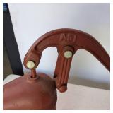 Authentic Red Jacket Cast Iron Hand Pump, 15 inches tall