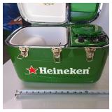 High Quality Heineken CD player and Cooler, 16 inches wide