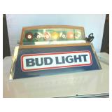 Great Condition Bud Light Light for pool table- Vintage Jan. 18, 1986