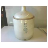# 5 HUGE Blue Ribbon Brand Buckeye Pottery Vintage Ceramic Jug  12 x 17 inches