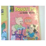 Collection of (8) Vintage COMIC BOOKS  Porky Pig, Little Monsters, Dennis the Menace