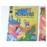 Collection of (8) Vintage COMIC BOOKS  Porky Pig, Little Monsters, Dennis the Menace