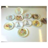 Vintage Mini-Cherished Moments Plates and others (11 total)