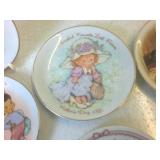 Vintage Mini-Cherished Moments Plates and others (11 total)