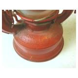 Red and Blue Railroad Lamps  Dietz and Globe Brand
