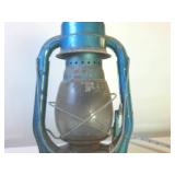 Red and Blue Railroad Lamps  Dietz and Globe Brand