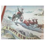 Vintage Repro 1991 Happy New Year from Deere, Mansur and Co.
