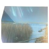 SIGNED PRINT: Thomas M. Wosiko Duck Hunters Pals Northern Lights