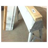 Metal Folding sawhorses (pair of 2) Both work fine.