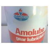 Vintage 5 gal metal can AMOCO Amolube gear lubricant SAE 90 Chicago Il