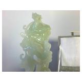 Shanghai Carving Company Ornate Carving with stand and case
