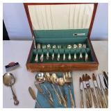 1847 Rogers Bros 52 piece service set Silver Plated plus about 20 extra pieces!