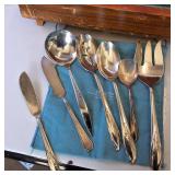 1847 Rogers Bros 52 piece service set Silver Plated plus about 20 extra pieces!