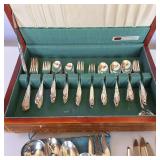 1847 Rogers Bros 52 piece service set Silver Plated plus about 20 extra pieces!
