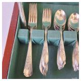 1847 Rogers Bros 52 piece service set Silver Plated plus about 20 extra pieces!