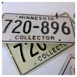 Collectors MN plates 2 complete sets (one is embossed) and another plate from 1967