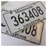 Collectors MN plates 2 complete sets (one is embossed) and another plate from 1967