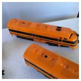 Vintage 12 inch All State Train Co. Railroad Cars -  (5) total