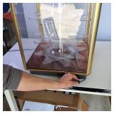 Vintage Timex Watch Display case  with light and it rotates!