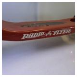 Authentic Radio Flyer Push Scooter with Training Wheels!