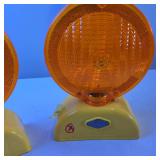 Orange Flashing Caution Lights 7 inches
