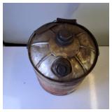 Rare Vintage Auto King Motor Oil Metal 5 Gallon Can