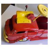 Vintage Authentic Wyandotte Fire Dept. Ride On Kid