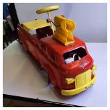 Vintage Authentic Wyandotte Fire Dept. Ride On Kid