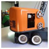 Vintage Mobile Crane Toy Truck Structo Crane Bucket works! Crane swivels! Made in USA