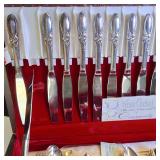 White Orchid Large Case of Silver Plated Flatware  Community, the finest silver plate
