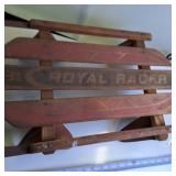 Vintage Royal Racer Metal Runner Sled (Authentic)