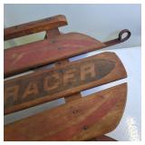 Vintage Royal Racer Metal Runner Sled (Authentic)
