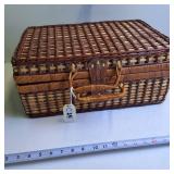 Grey Goose Vodka Wicker Liquor Suitcase