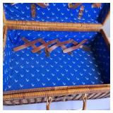 Grey Goose Vodka Wicker Liquor Suitcase