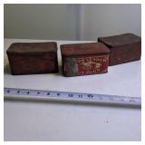 Vintage Union Leader Cut Plug Tins (3 total)