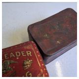 Vintage Union Leader Cut Plug Tins (3 total)
