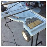 Delta Saw Buck Portable Frame and Trim Saw  has wheels