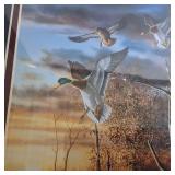 (2) Beautiful Matted prints Mates (Andrew Kiss) and Evening Splendor by Jim Hansel