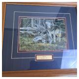 (2) Beautiful Matted prints Mates (Andrew Kiss) and Evening Splendor by Jim Hansel