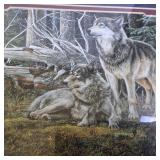 (2) Beautiful Matted prints Mates (Andrew Kiss) and Evening Splendor by Jim Hansel