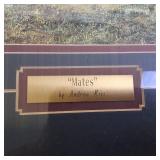 (2) Beautiful Matted prints Mates (Andrew Kiss) and Evening Splendor by Jim Hansel
