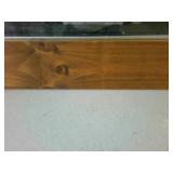 Captain Morgan Wood framed Mirror "Love Loot" 34 x 30 inches.