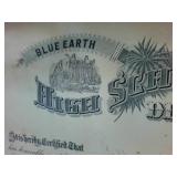 Antique Blue Earth Diploma (framed)