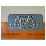 INCREDIBLE Italian Made scale model of a Spider Gran Sport Touring Alfa Romeo (NIB Unopened)