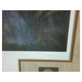 Framed & Numbered Printed Nicely Matted: 1992 "Where Freedom Reigns" by Derk Hansen