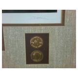 Framed & Numbered Printed Nicely Matted: 1992 "Where Freedom Reigns" by Derk Hansen