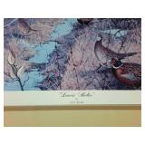 Framed and Matted Print:  "Leavin